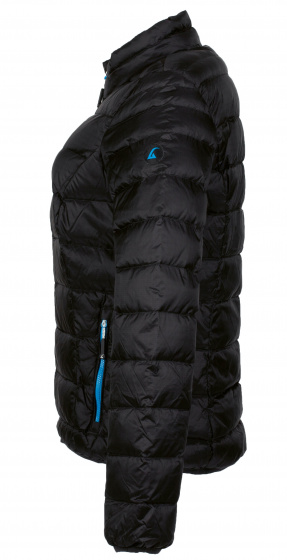 Outdoorjacke Helsinki Damen Daunen/Nylon Schwarz Größe XL