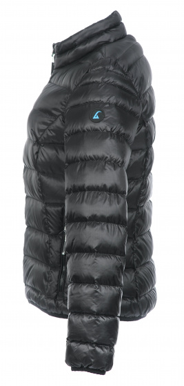 Outdoorjacke Helsinki Damen Nylon/Daunen Schwarz Größe 3XL
