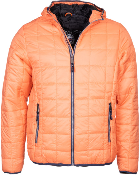 Aaron Gepolsterte Jacke Herren Koralle Orange Größe L