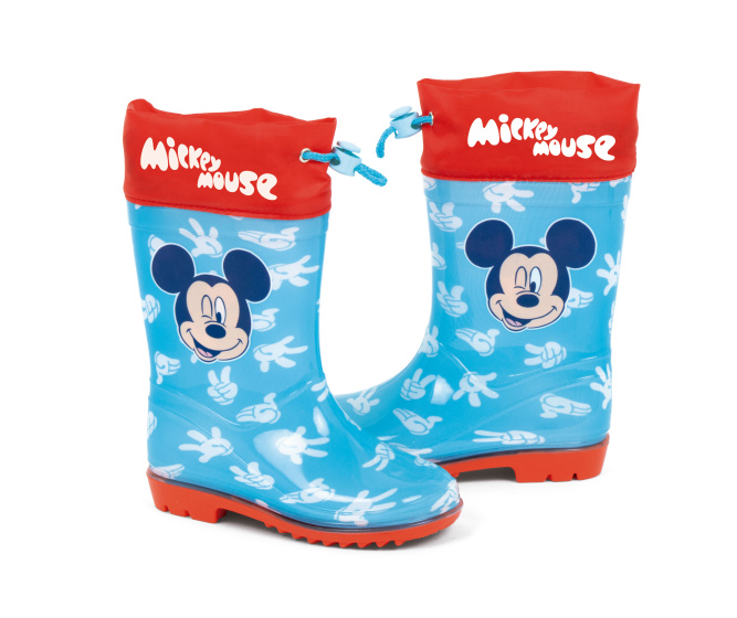 Regenstiefel Mickey Today Hellblau/Rot Größe 30