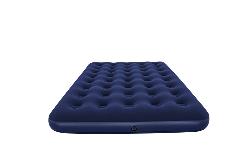Flocked 22 Full Luftmatratze 191 x 137 cm Blau