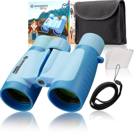 jugendfernglas 10,5 cm Gummi blau