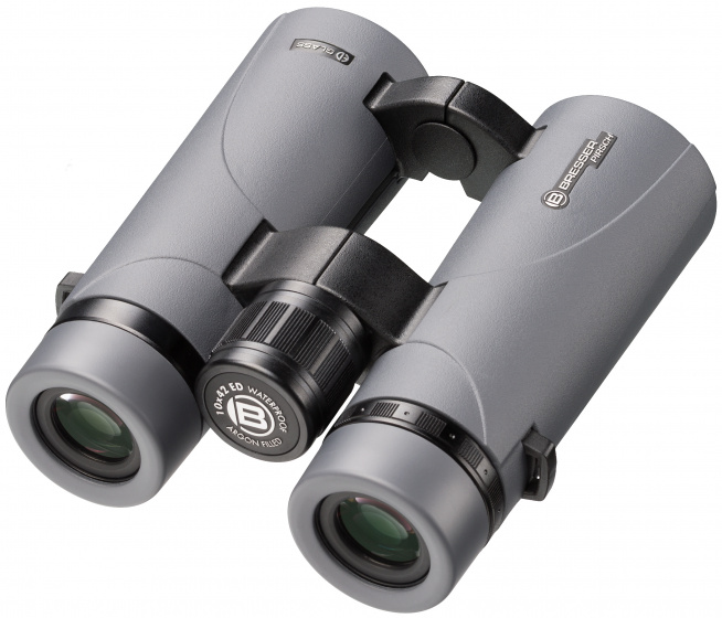 Pirsch ED 10×42 Ferngläser mit Phasenvergütung grau