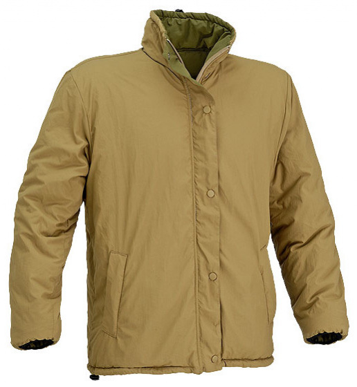 outdoorjacke Giacca mens nylon olivegrün/beige Größe S