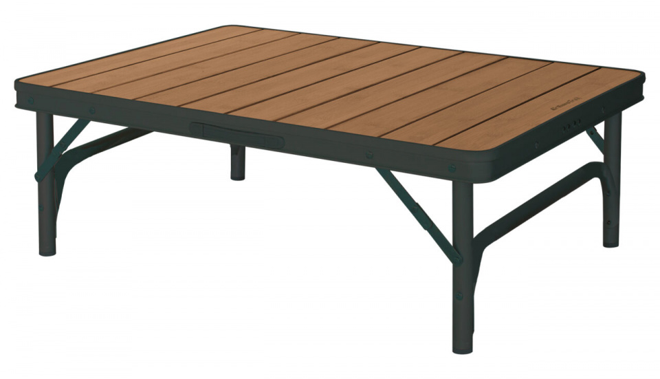 campingtisch Charelle 75 x 55 cm Bambus braun/schwarz