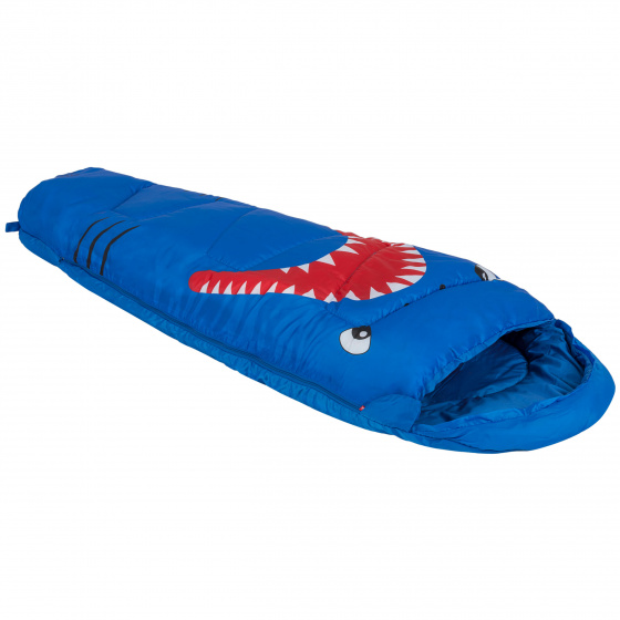 Mumienschlafsack Hai 170 cm Polyester Blau