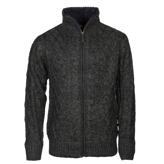 Morgan 2 Morgan stricken voller Reißverschluss Männer grün Größe 4XL