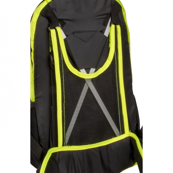 outdoor-Rucksack Rough Ride schwarz/gelb 15 Liter