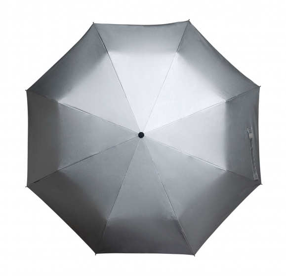 Faltbarer Regenschirm mit Handöffnung Ø 100 cm Silber