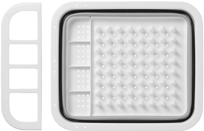 5 x 13 cm grau/weiß