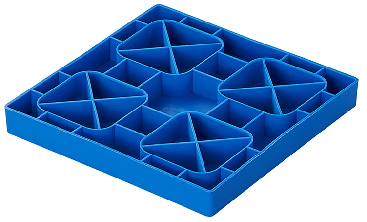grundplatten stapelbar max. 1250 kg blau 4 Stück