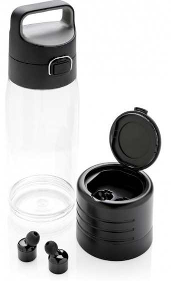 Partythermoskanne 0,6 Liter mit Ohrstöpseln